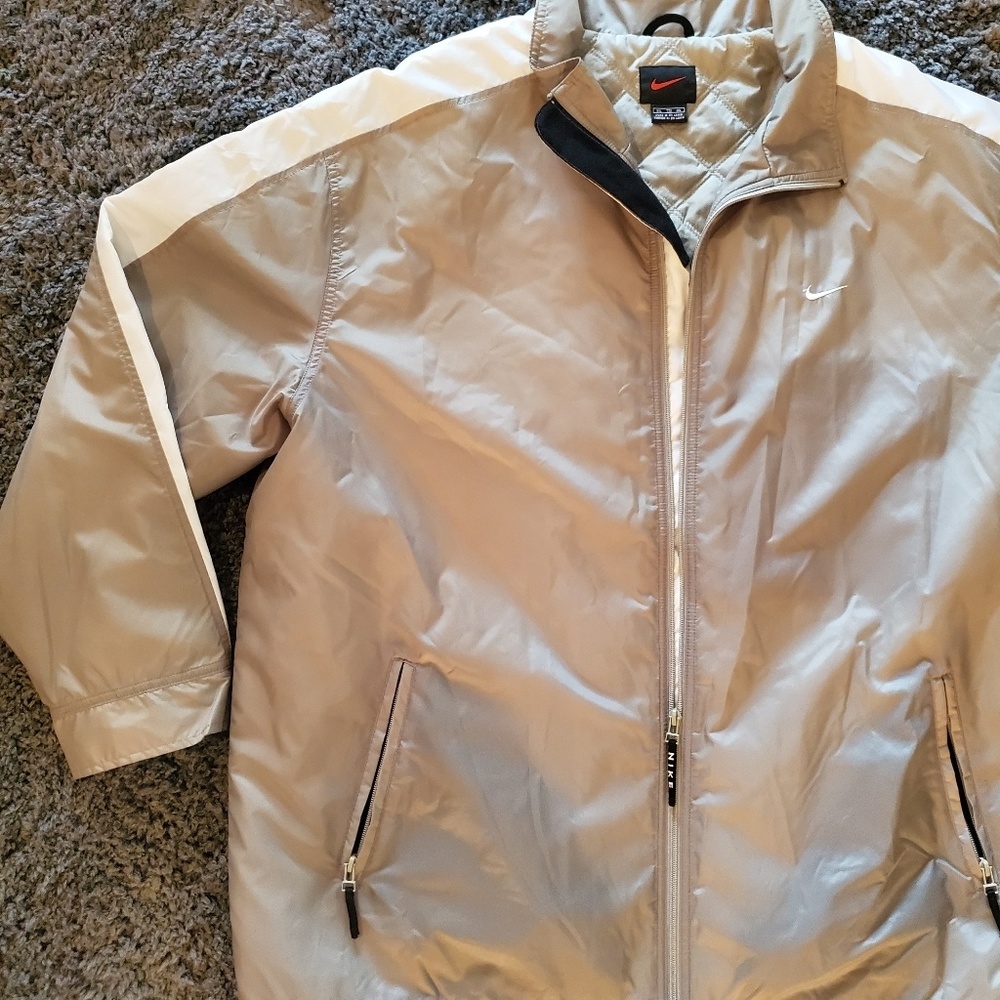 Mens Nike Full Zipper Polyester Jacket 2XL